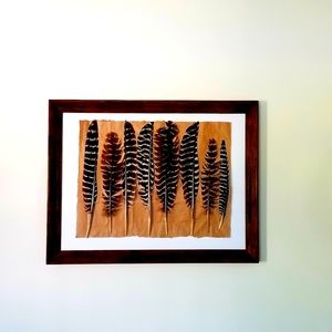 8 Turkey Feather Wall Art